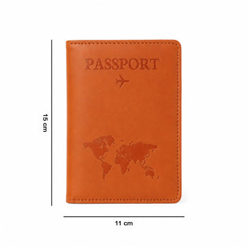 Premium Multifunction Travel Passport Holder & Wallet – Durable PU Leather - EliteAura.Store
