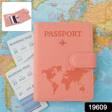 Premium World Map Travel Passport Holder & Wallet – 15x11cm - EliteAura.Store