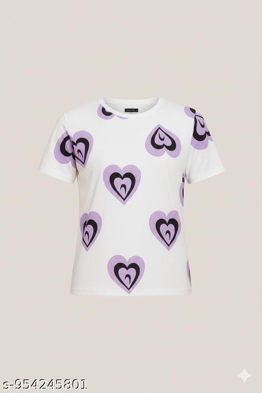 New Trendy Stylish Beautiful Girls 2-piece summer outfit Top & Bottom Sets Co-ord Sets | New Stylish Trendy Partywear T-shirt & Bottom Sets For girl's - EliteAura.Store
