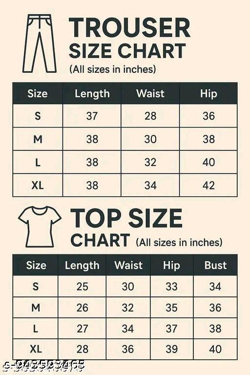Mordern Stylish  Girls Top & Bottom Sets  - EliteAura.Store