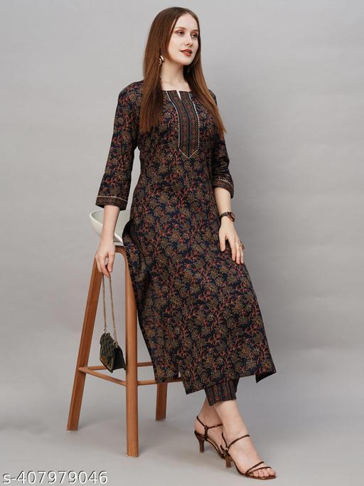 Cotton Kurta Pant set - EliteAura.Store