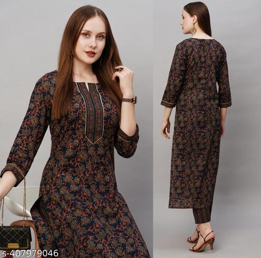 Cotton Kurta Pant set - EliteAura.Store