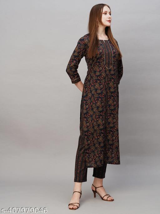 Cotton Kurta Pant set - EliteAura.Store