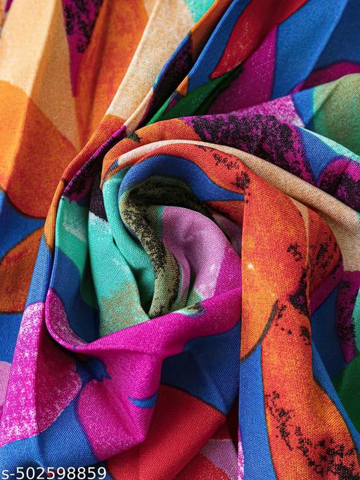 ﻿Skirt For Women | Beautiful Colorful Printed | Stylish Pleated A-Line Design - EliteAura.Store