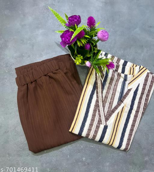 JANTIX00  Brown coat set  - EliteAura.Store