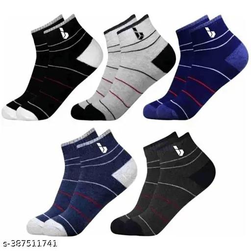 Fashionable Men Ankle Socks Combo Pack Of 10 Pairs . - PrimeDeals