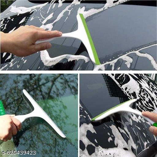 Dragonfly Store Pack of 3 Household Soft Glass Cleaning Wiper Wipe Window Scraper, Kitchen Slab, Bathroom Tile, Floor (Color May Vary) - PrimeDeals