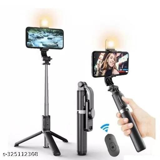  Extendable 3 in 1 Selfie Stick Tripod with Bluetooth Remote Included and Rotatable - PrimeDeals