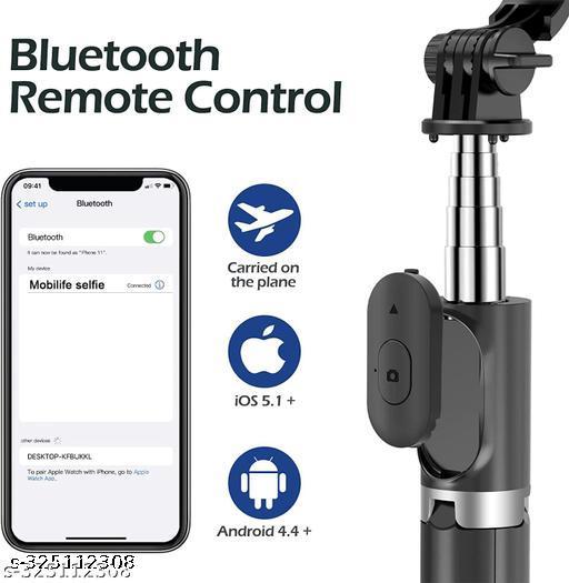  Extendable 3 in 1 Selfie Stick Tripod with Bluetooth Remote Included and Rotatable - PrimeDeals