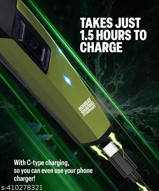 POWER PLAY NXT BEARD TRIMMER Trimmer 90 min Runtime 6 Length Settings (Green) - PrimeDeals