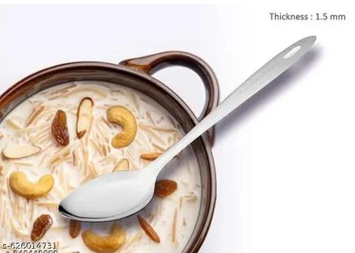 5 Pieces Stainless Steel Kitchen Tools for Cooking & Serving, Basting Spoon (Chamcha), Ladle(Karchhi), Slotted Turner, Skimmer(Jhara), Turner/Spatula (Palta),  - PrimeDeals