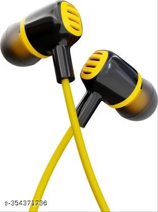 Tune King Champ Earphone UB-85 In-Ear Wired Headset (Yellow, In the Ear) - PrimeDeals