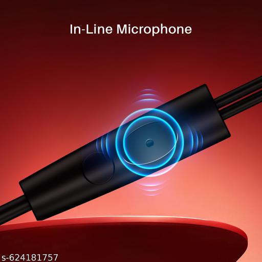 Bassheads 95 | Wired Earphone with 10mm Drivers, 120cm Cable Length, In-line Mic, Lightweight Build, 3.5mm Jack - PrimeDeals