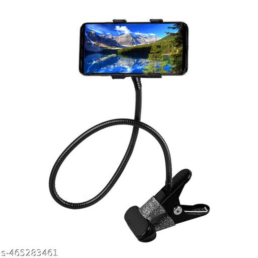 Flexible Lazy Phone Stand for Table Height Adjustable Desktop Mobile Phone Holder 360 Rotate for Online Classes Live Streaming and OTT Streaming Video Shoot YouTube Round Phone Stand Mobile Holder - PrimeDeals