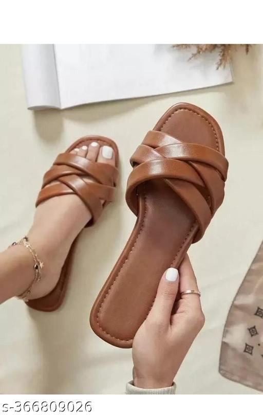 Women Flat Sandals with Bow Design - Comfortable PU Anti-Slip Casual Daily Wear Footwear for Girls - PrimeDeals