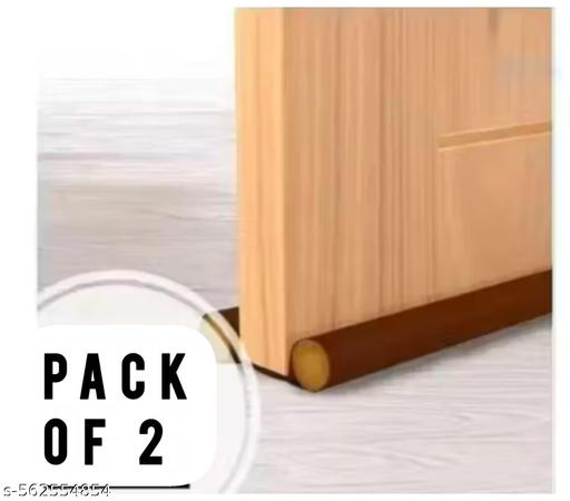 39" Door Bottom Seal Strip (Pack of 2) – Soundproof Draft Stopper & Gap Filler – Energy Saving, Blocks Dust, Noise & Insects – Brown - SkyLux Store