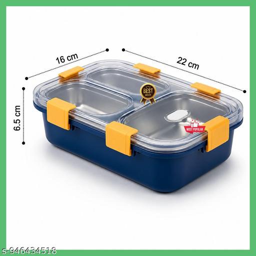 Leak Proof Steel Tiffin Box