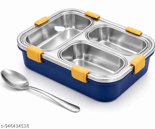 Leak Proof Steel Tiffin Box - Totnox 