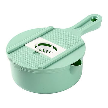 Vegetable Choppers with Drain Basket | 6 in 1 Vegetable Slicer Blades (1 Set) - Totnox 