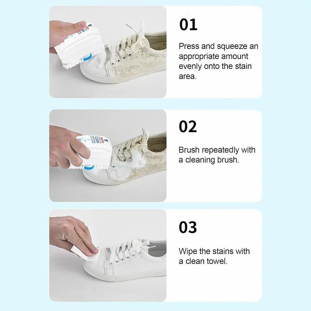 2 in 1 Shoes Cleaner Shoe Cleaning Brush - Totnox 