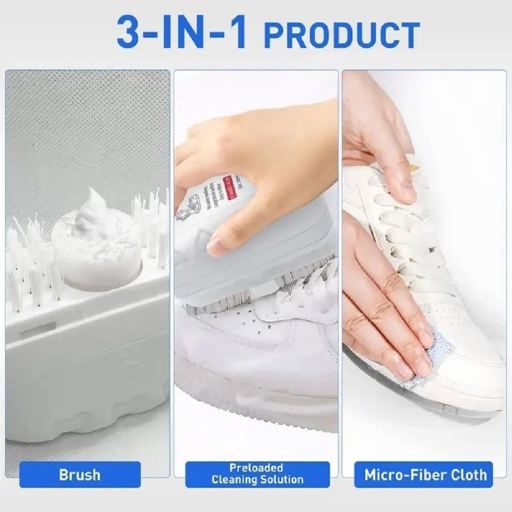 2 in 1 Shoes Cleaner Shoe Cleaning Brush - Totnox 