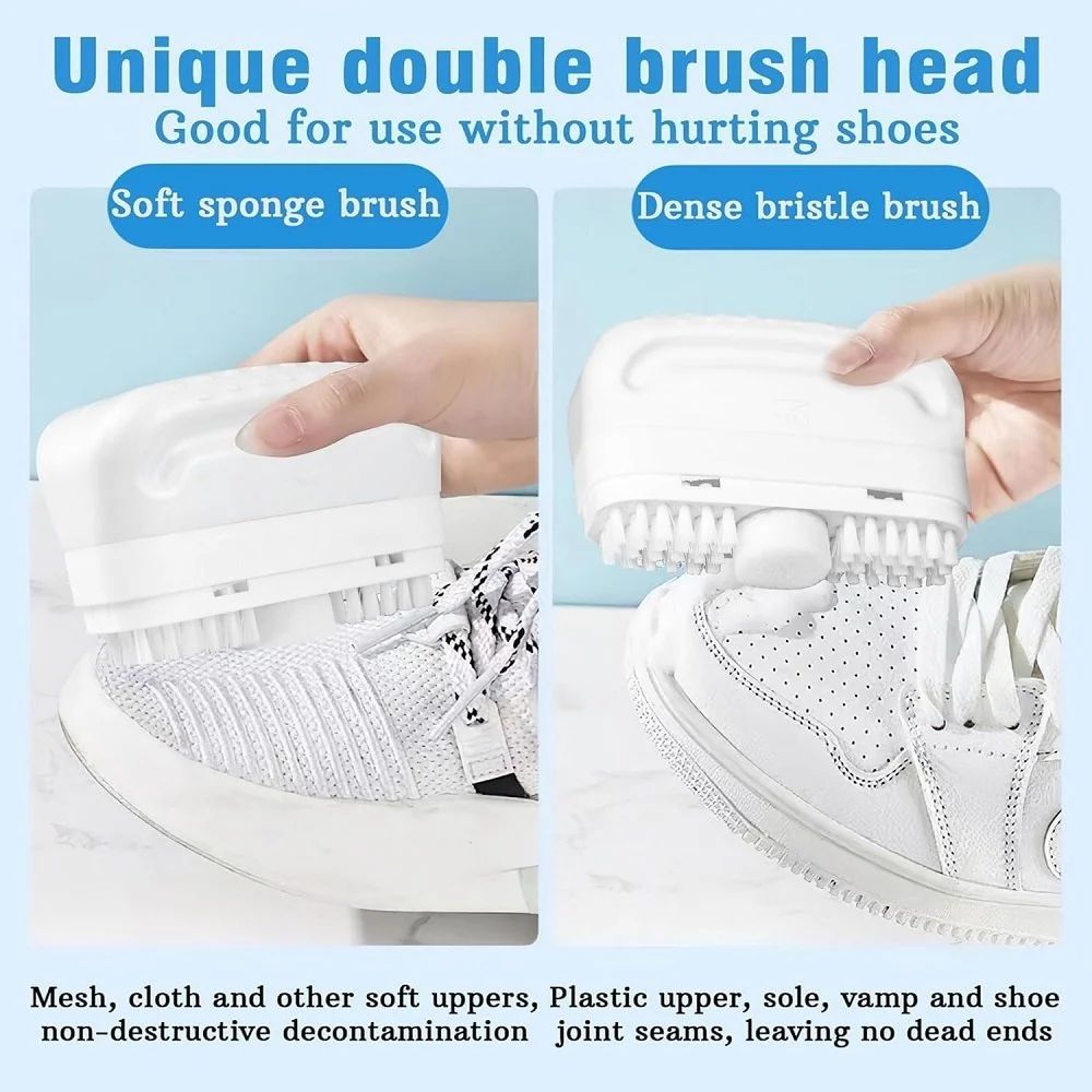 2 in 1 Shoes Cleaner Shoe Cleaning Brush - Totnox 