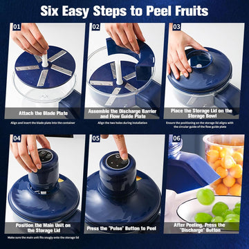 Multi-Purpose Fruit and Vegetable Peeler Set (1 Set) - Totnox 