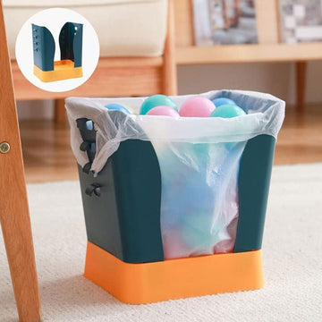 Plastic Garbage Waste Bin with Bag Holder (1 Pc) - Totnox 