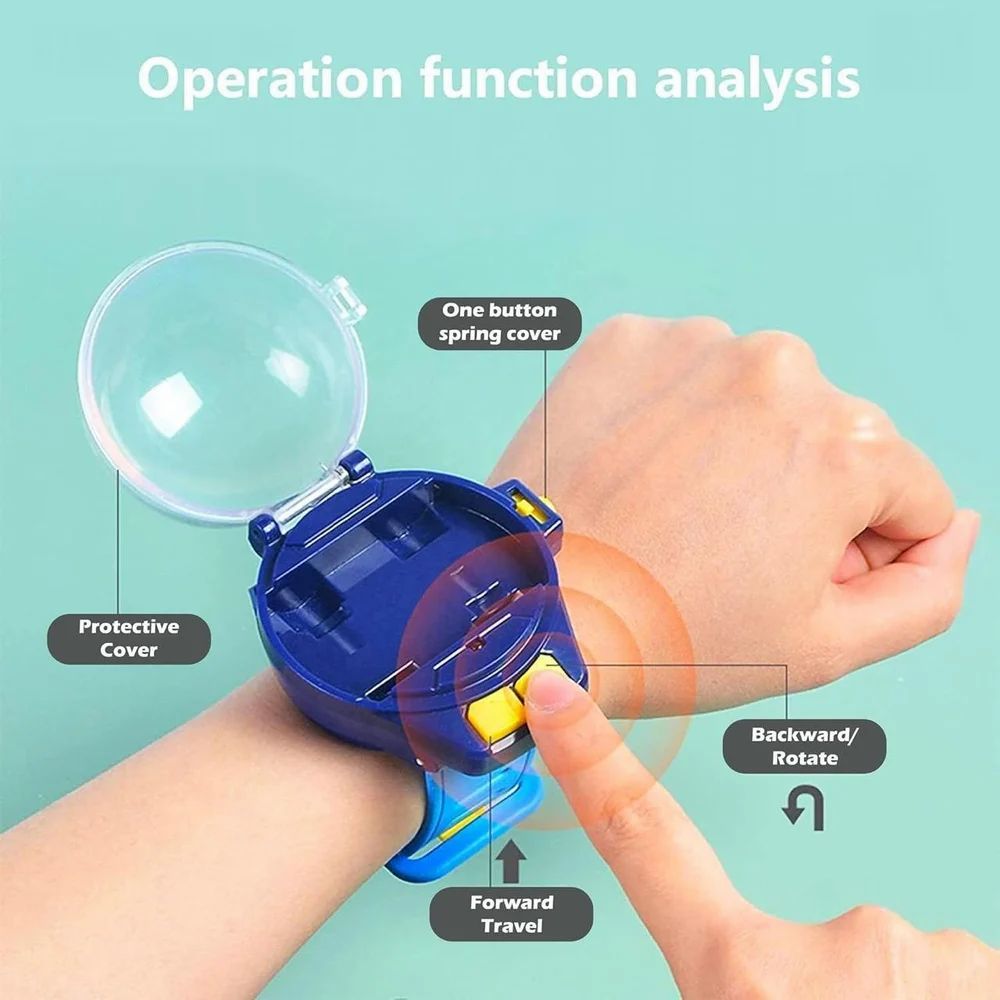 Watch Remote Control Car Mini Watch Car Toy For Kids Wrist Racing Car Watch Remote Control Car - Totnox 