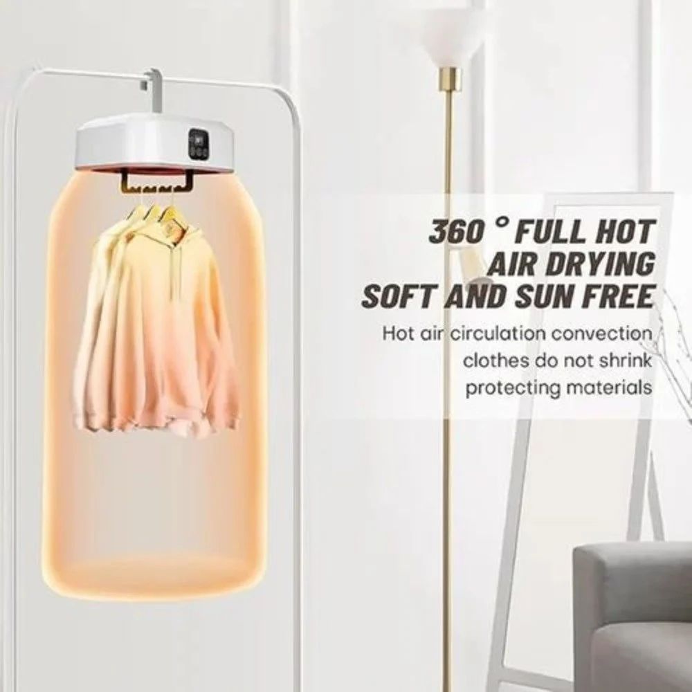Portable Electric Cloth Dryer Foldable Electric Cloth Dryer   Mini Laundry Dryers - Totnox 
