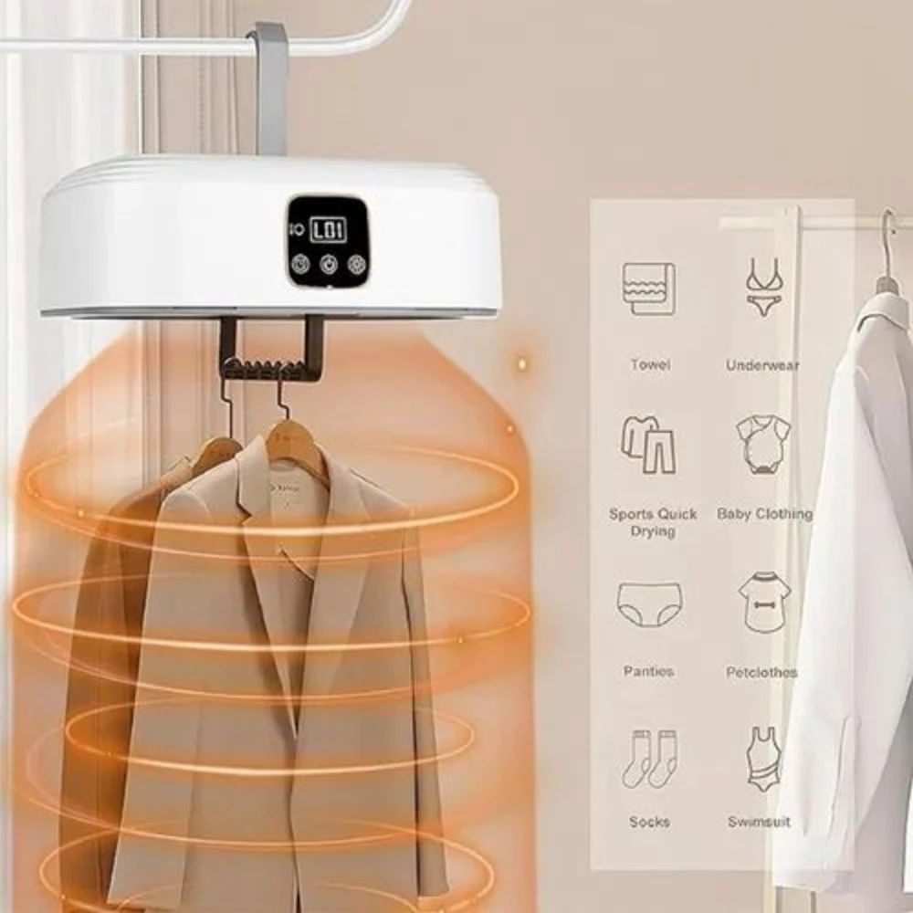 Portable Electric Cloth Dryer Foldable Electric Cloth Dryer   Mini Laundry Dryers - Totnox 