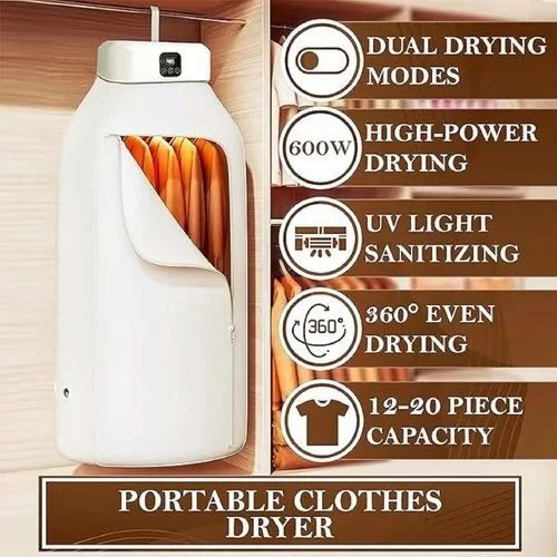 Portable Electric Cloth Dryer Foldable Electric Cloth Dryer   Mini Laundry Dryers - Totnox 