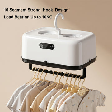 Portable Electric Clothes Dryer with Hot Air Circulation – Compact & Foldable - Totnox 