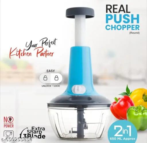 Perfect 650ml Vegetable Chopper With Sharp Blade Vegetable & Fruit Chopper  (Pack Of 1) - TrendKart 