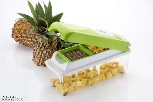 12 in 1 Vegetable Chopper , Nicer Dicer , Slicer , Cutter , Chopper , Peeler , Grater , Fruit cutter , Potato chipser , potato slicer , Onion cutter , vegetable Cutter - TrendKart 