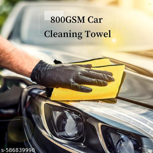 4 PCS Microfiber Car Duster Kit - Interior & Exterior Car Cleaning Detailing Tool Scratch & Lint Free, Pollen Removing Extendable Long Handle Duster for Car & Bikes Car Accessories  - Trendollacart