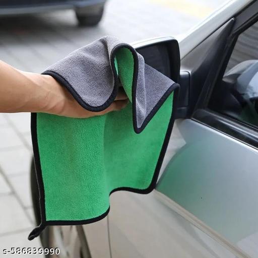 4 PCS Microfiber Car Duster Kit - Interior & Exterior Car Cleaning Detailing Tool Scratch & Lint Free, Pollen Removing Extendable Long Handle Duster for Car & Bikes Car Accessories  - Trendollacart
