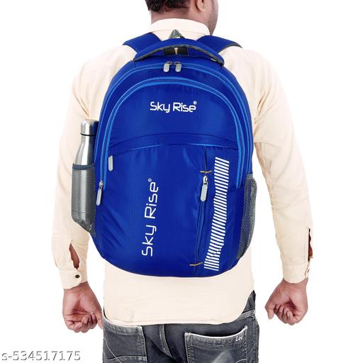 Premium Multipurpose Backpack | Waterproof School & College Bag for Boys & Girls | Durable Travel Laptop Bag with Stylish Design & Bottle Holder - UniFinds 