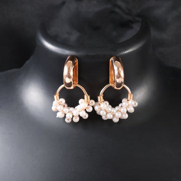 Double Pearl Stud Earrings – Elegant Fashion Accessory - UniFinds 