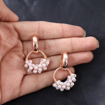 Double Pearl Stud Earrings – Elegant Fashion Accessory - UniFinds 