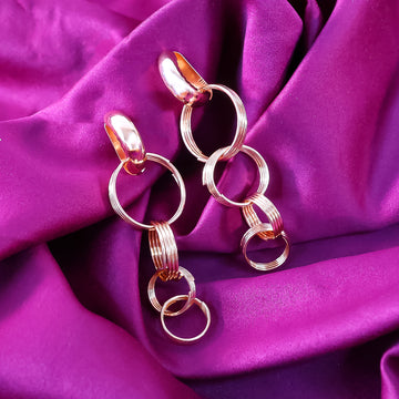 Gold Drop Earrings – Elegant & Lightweight Design - UniFinds 