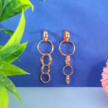 Gold Drop Earrings – Elegant & Lightweight Design - UniFinds 