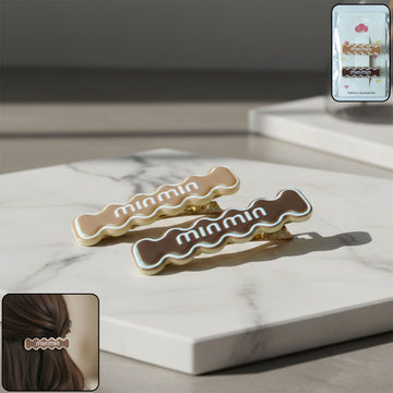 Wavy Hair Clips – Secure & Stylish 2 Pc Set - UniFinds 