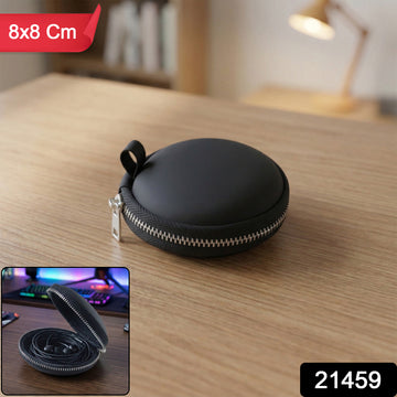 Earphone Carrying Case – Compact Hard Shell with Zipper Closure - UniFinds 