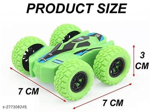 (PACK OF 2 / MULTICOLOR)Kids Tumbling Car Toy,  New Mini Monster Car Toy(multicolor) - Varacart