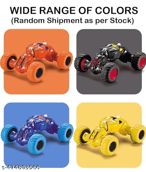 Kid Pull Back Monster Telescopic Non Electric Car Toy With Press-Pull-Leave Feature Run On Any Surface Without Battery Friction Powered Toy ( MULTI COLOUR ) - Varacart