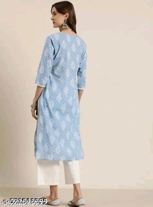 Women printed with less Kurtis - Velorabeauty