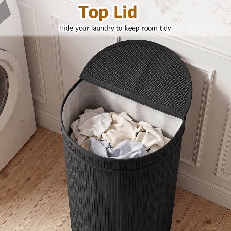 Velora Foldable Laundry Basket with Zipper Lid - Velora