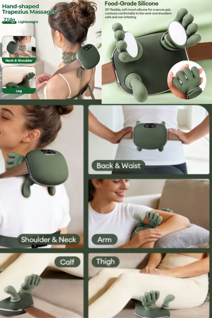 Velora Rechargeable Shiatsu Neck Massager with Heat - Velora