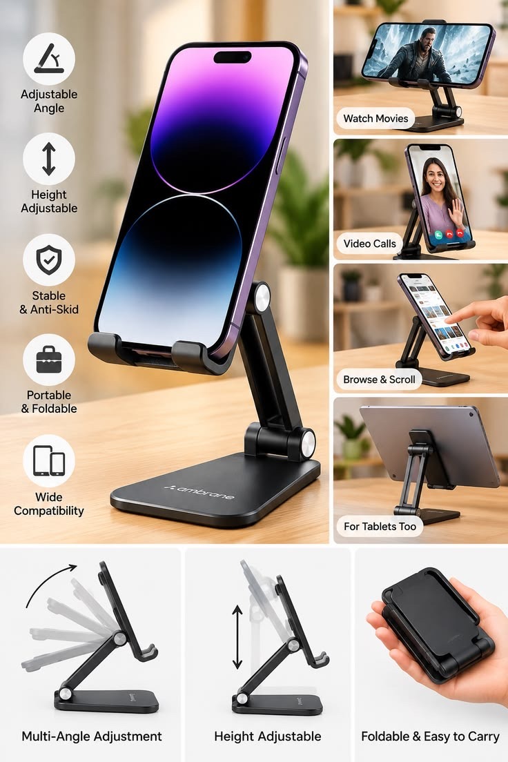 Velora Adjustable Mobile Phone Stand - Velora